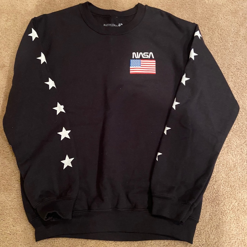 NASA Star Crewneck Sweatshirt